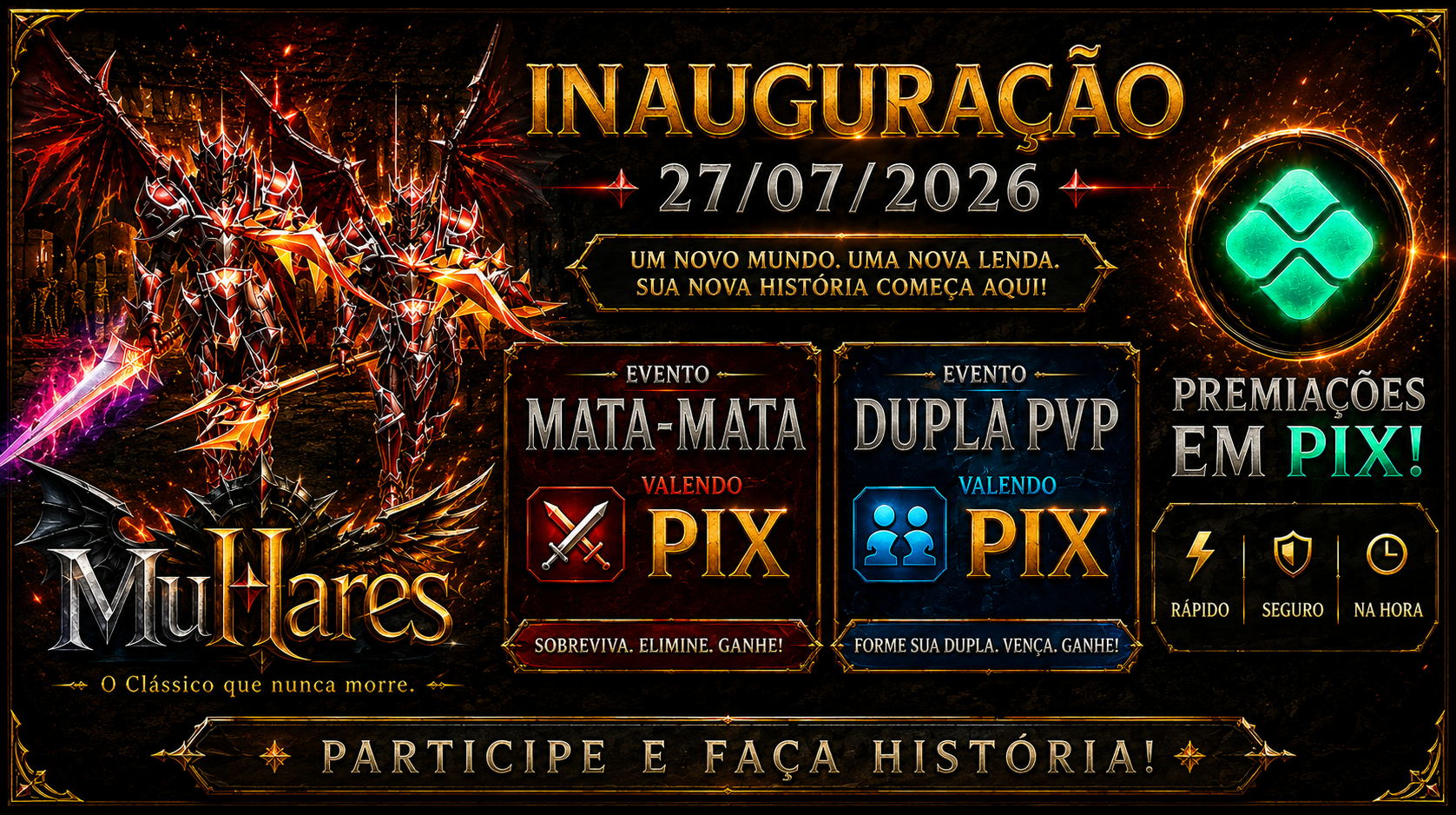 INAUGURAÇÃO MUHARES - 27/07/2026